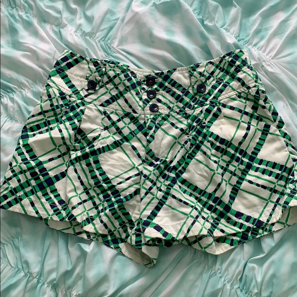 Anthropologie Hei Hei Plaid Shorts